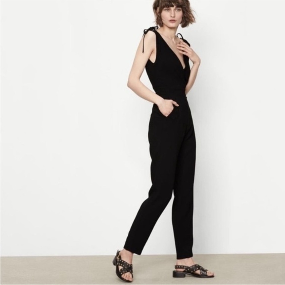Maje Black Pazzy Jumpsuit 38